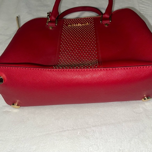 MK • “Microstud Cindy” • Michael Kors • Red Purse♥️ - Picture 2 of 7